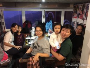 Jiufen Teahouse with kids
