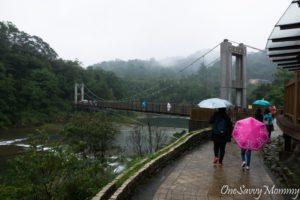 Bridge to Shifen Waterfall