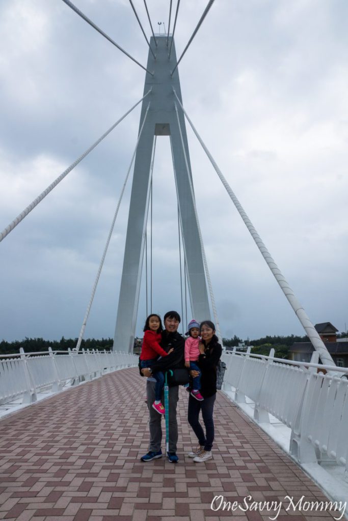 Taipei Tamsui Lovers' Bridge with kids